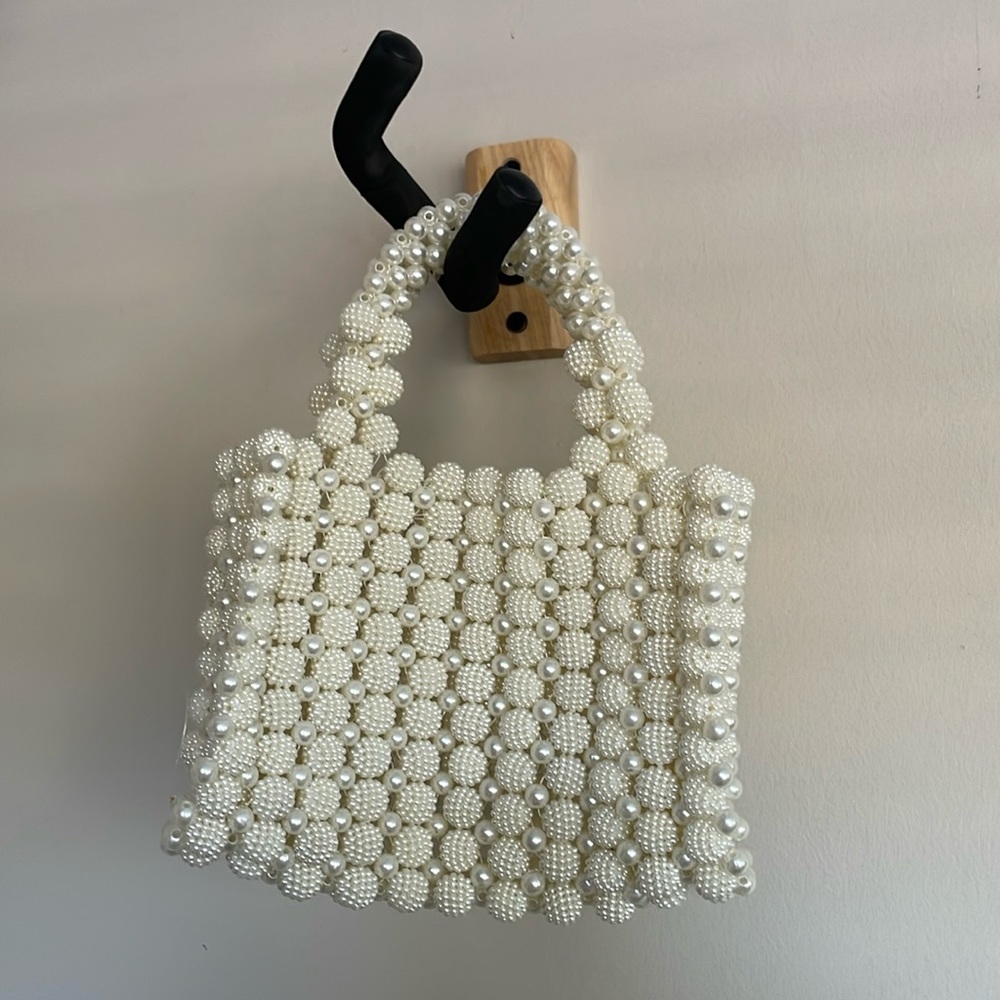 Pearl Beaded Clutch